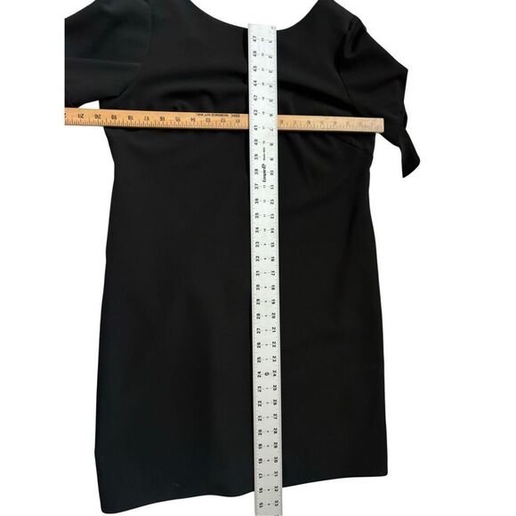 Nicole Miller Studio Black Ruffle Sleeve Dress – Size 8 (NWT) new with tags - Picture 5 of 10